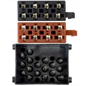 Conector radio Pins redondos para modelos de BMW, Mini, Land Rover, Rover