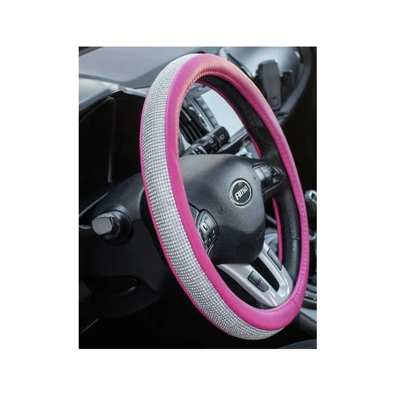 Funda universal volante 37 39 cm, color rosa