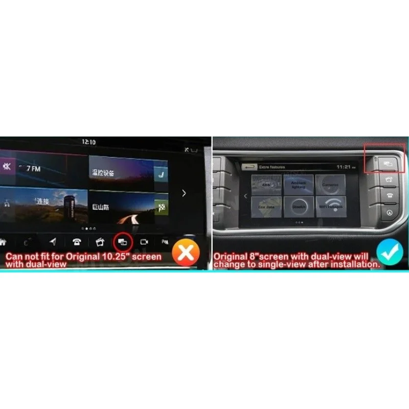 Radio navegador Range Rover Evoque L551 L538, año 2012 2020