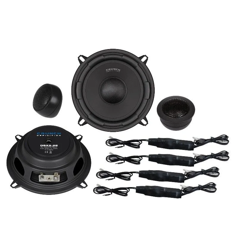 Crunch DSX5.2E altavoces 13cm (5,25"), vías separadas