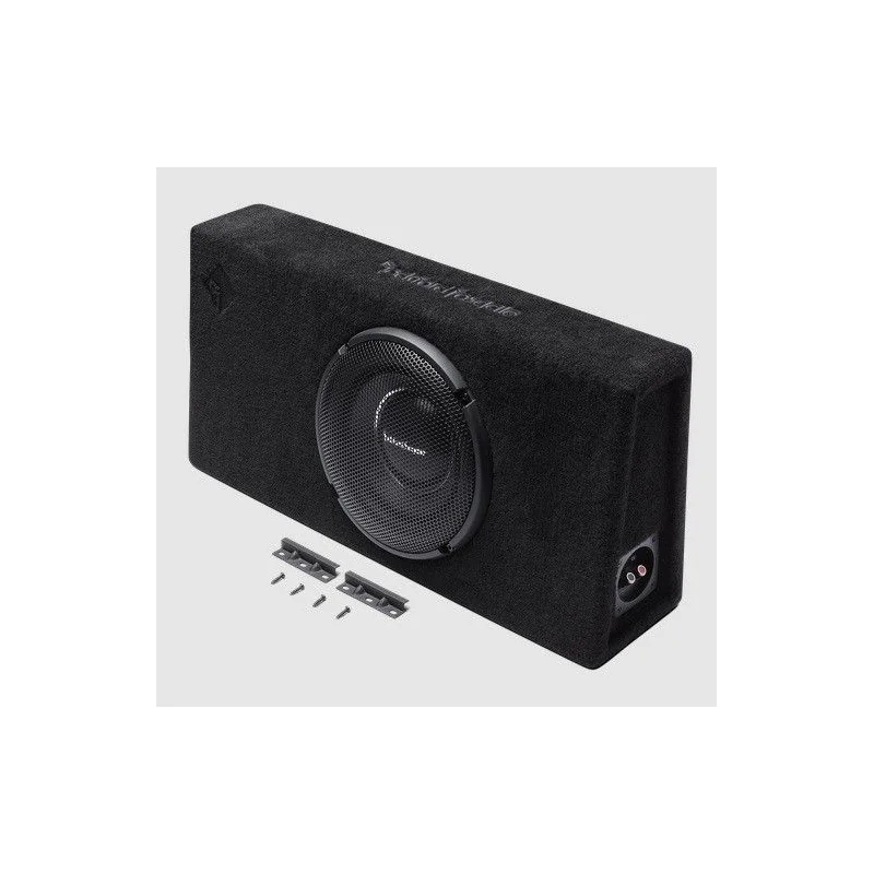 Subwoofer 10" plano con recinto cerrado, RockFord Fosgate T1S 1X10