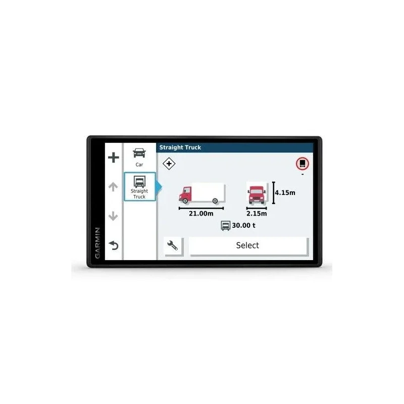 Navegador con pantalla 5,5" para camiones Garmin DEZL LGV500