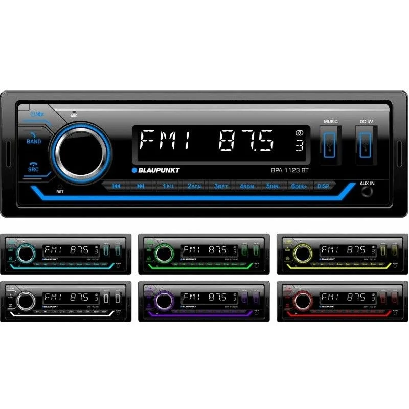 Blaupunkt BPA1123BT, radio USB con Bluetooth y entrada auxiliar