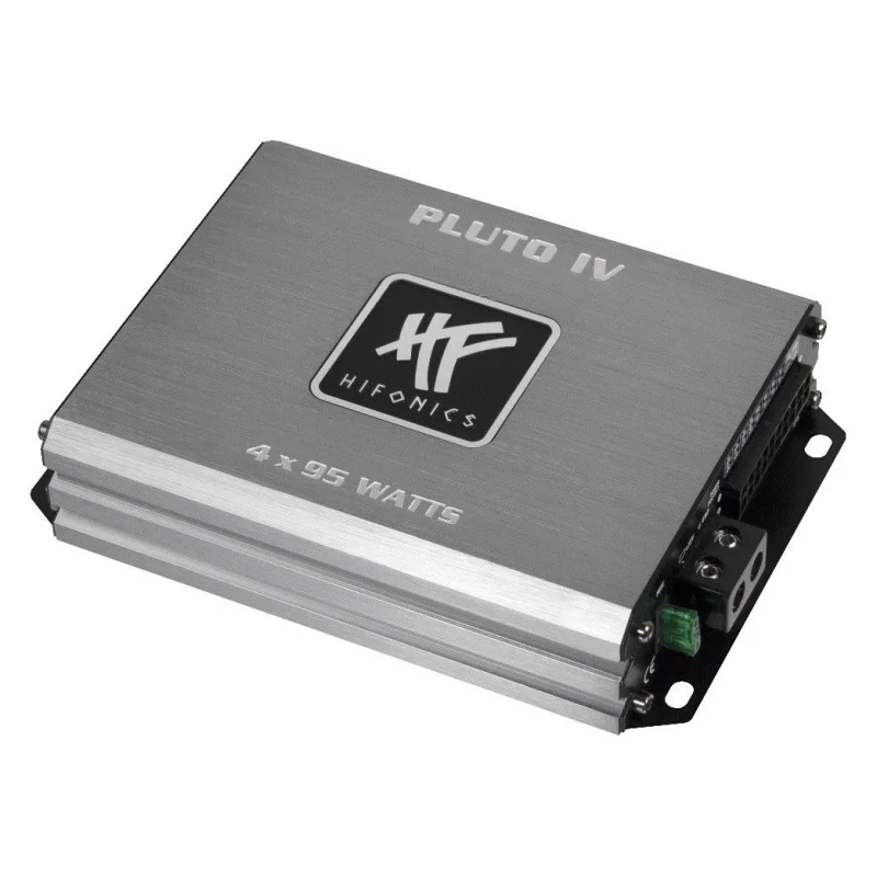 Amplificador HiFonics, 4 canales, clase D, ultracompacto