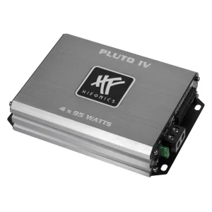 Amplificador HiFonics, 4 canales, clase D, ultracompacto