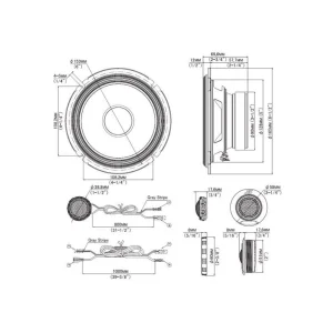 Altavoces Alpine S2 S65C, 16,5cm, 2 vías separadas