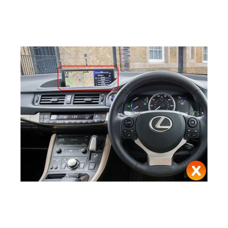 Navegador Lexus CT 200 200h, año 2011 2019