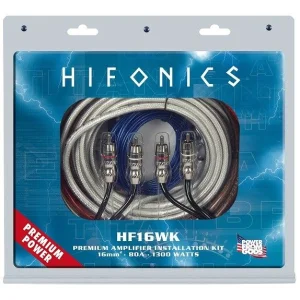 Hifonics HF16WK, Kit instalación amplificador 16mm²