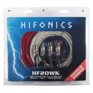 Hifonics HF20WK, Kit instalación amplificador 20mm²