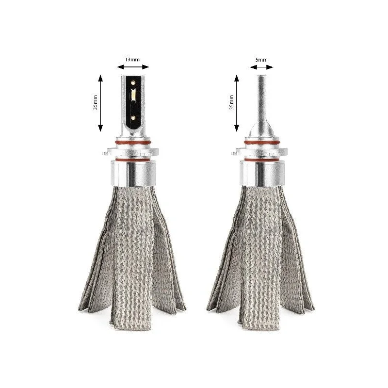 Bombilla led HB3 9005, 50W, 6000K, 12V/24V, medidas