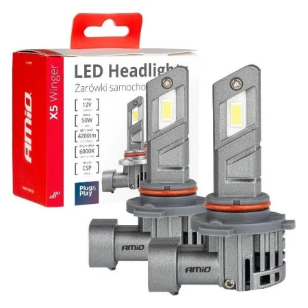 Bombilla led HB3 9005, 50W, 6000K, 12V, CANBUS