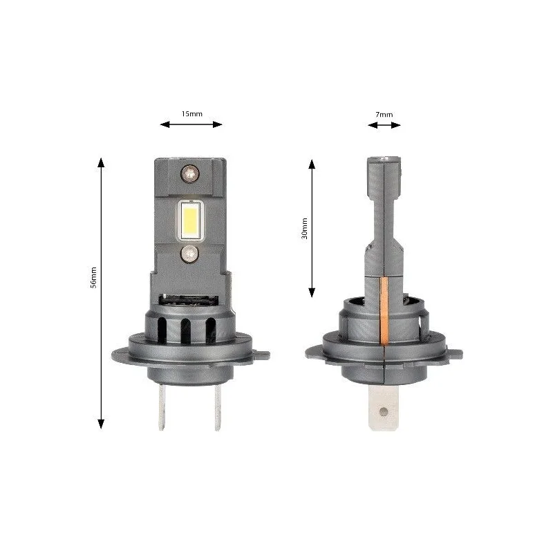 Bombillas led H7/H18, 44W, 6500K, 12V