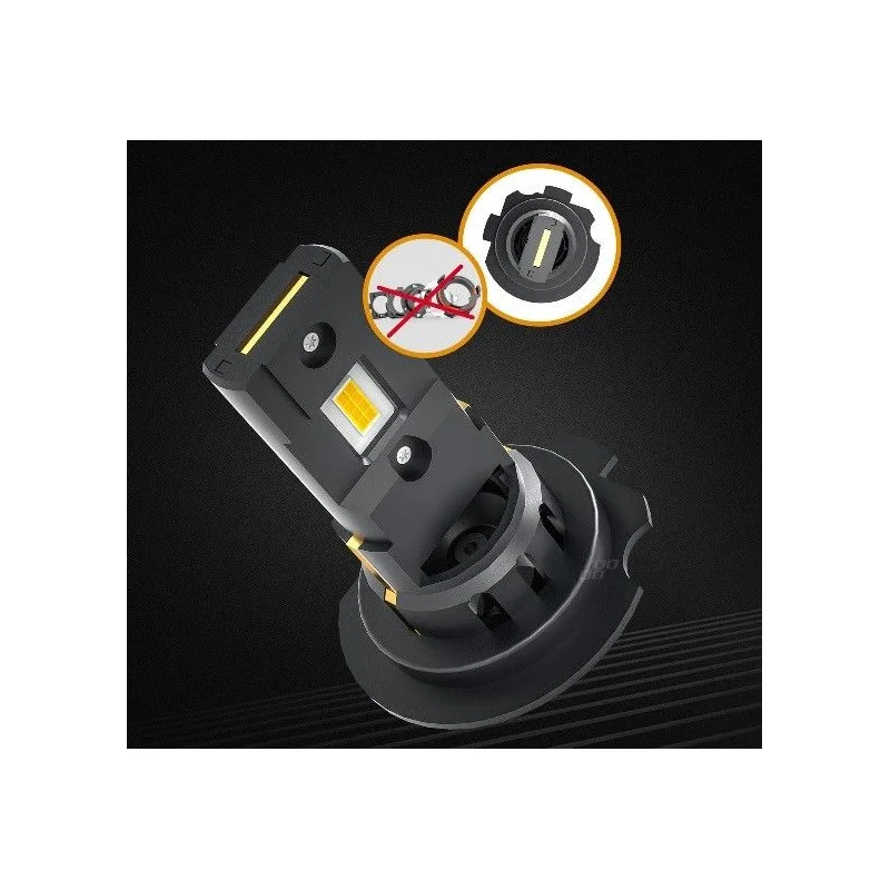 Bombillas led H7/H18, 44W, 6500K, 12V
