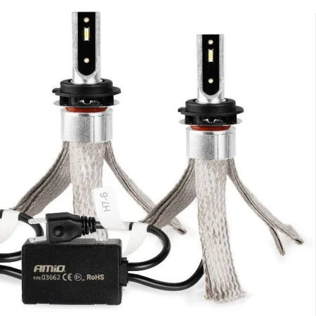 Bombillas led H7, 50W, 6000K, 12 24V