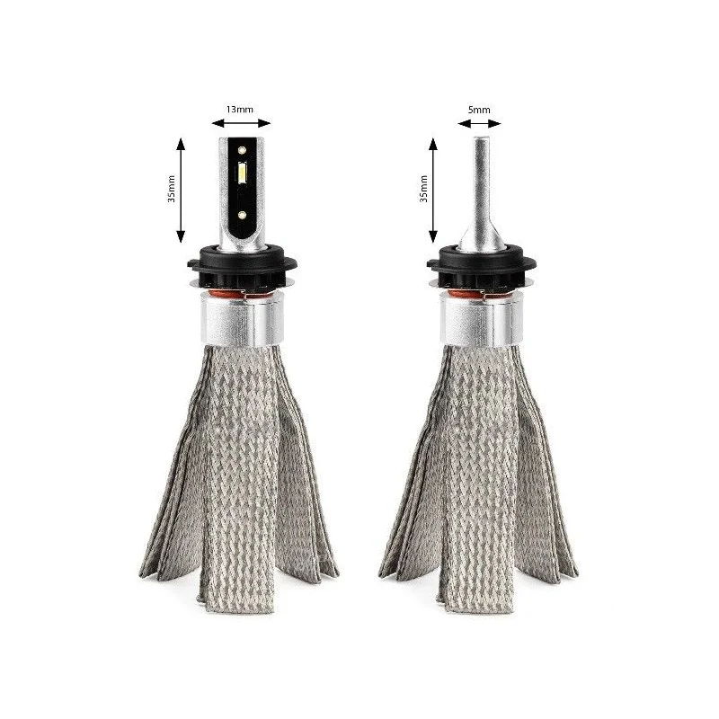 Bombillas led H7, 6000K CanBus, 50W