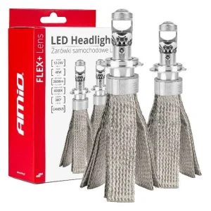Bombillas led H7, H18, 40W, 6000K, 12 24V, lente incorporada