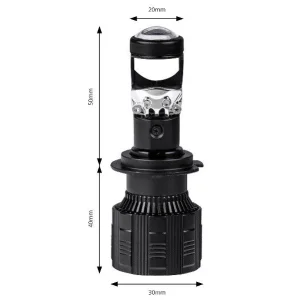 Bombillas led H7, H18, 6000K CanBus, medidas