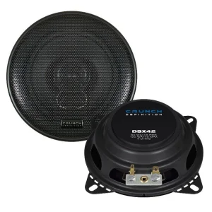 Altavoces Crunch DSX42, 4", 2 vías, coaxiales