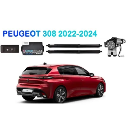 Sistema apertura eléctrica portón trasero, Peugeot 308, año 2022 2024