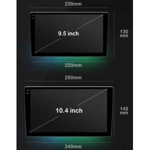 Monitor con pantalla táctil 9,5 10.4" tecnología 2K QLED HD resolución 2000x1200