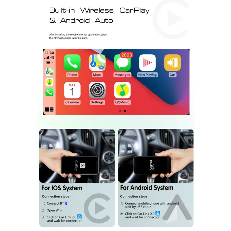Navegador Alfa Romeo Giulietta, año 2014 2019, Carplay, Android 14