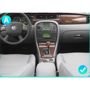 Radio original Jaguar X Type, año 2004 2009, Opción A