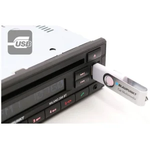 Radio con USB, Blaupunkt Milano 200BT, Bluetooth, CD y entrada auxiliar