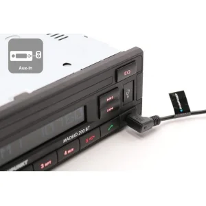 Radio con entrada AUX Blaupunkt Madrid 200BT, Bluetooth, USB .