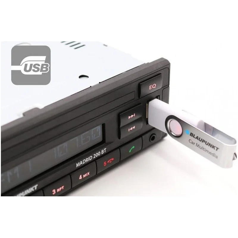 Blaupunkt Madrid 200DAB, radio DAB con USB, Bluetooth y entrada auxiliar