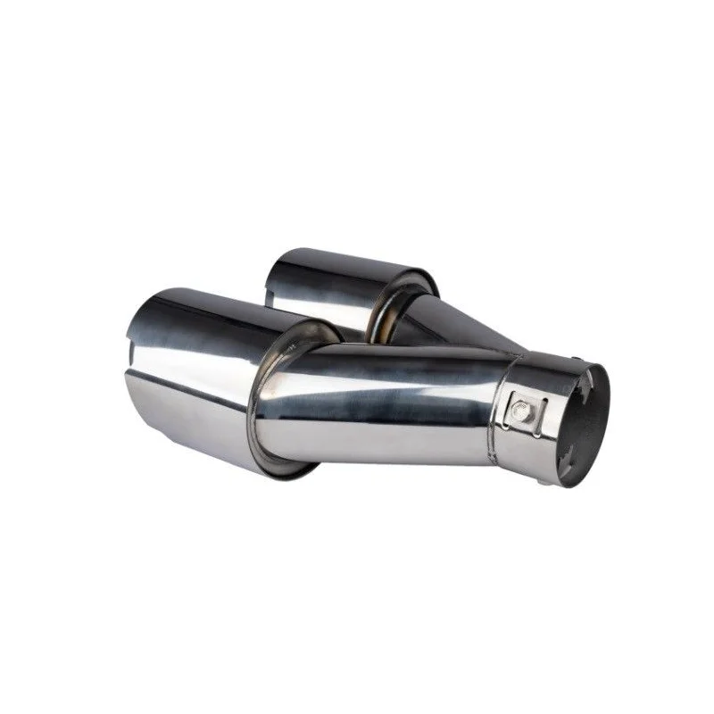 Cola de escape acero inox cromada 04067