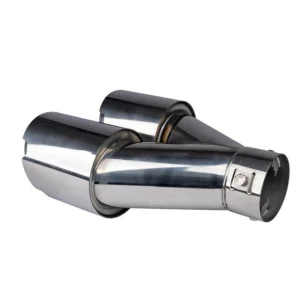 Cola de escape acero inox cromada 04067