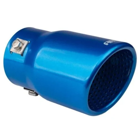 Cola de escape en acero inox azul, AMIO 04072 en Colas de escape para coche de 04072 Cola de escape, universal de acero inoxi