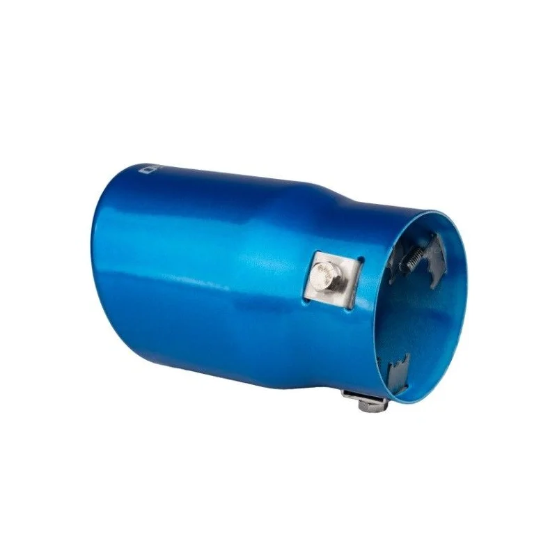 Embellecedor para cola de escape en acero inox azul, AMIO 04072