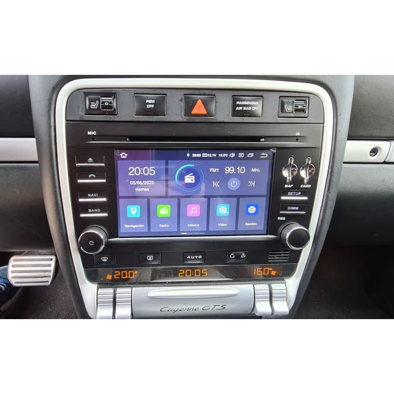 Radio navegador Android Porsche Cayenne