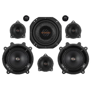 Altavoces Musway TES3YSET1 para Tesla Y, Tesla 3, 6,5", vías separadas