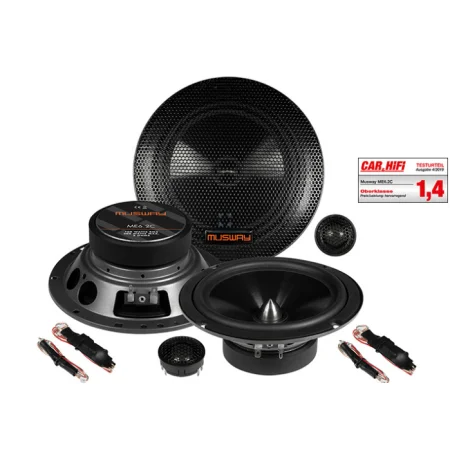 Altavoces Musway ME6.2W, 6,5", 2 vías separadas, potencia RMS 100W, potencia Max 200W