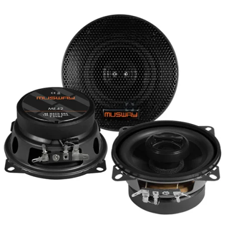 Altavoces Musway ME42, 4", coaxiales, 2 vías.
