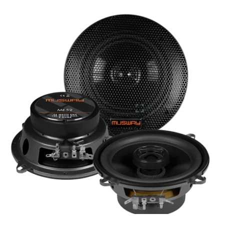 Altavoces Musway ME52, 5,25", coaxiales en Altavoces coaxiales de Musway ME52 Altavoces Musway ME52 coaxiales de 2 vías, 5,25"