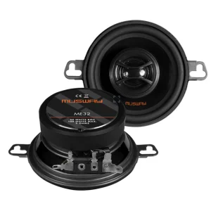 Altavoces Musway ME32, 3,5", coaxiales, 2 vías separadas.