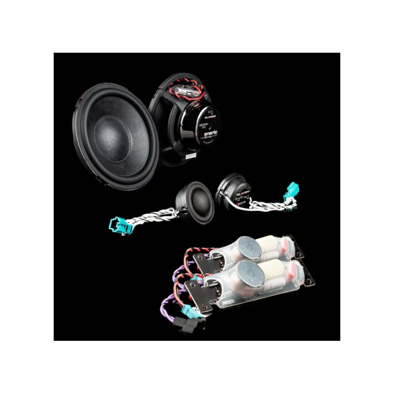 Kit de altavoces Gladen Audio GENERIC 100.2, 4", vías separadas de nueva generación