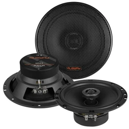 Altavoces Musway MS62, 6,5", coaxiales.