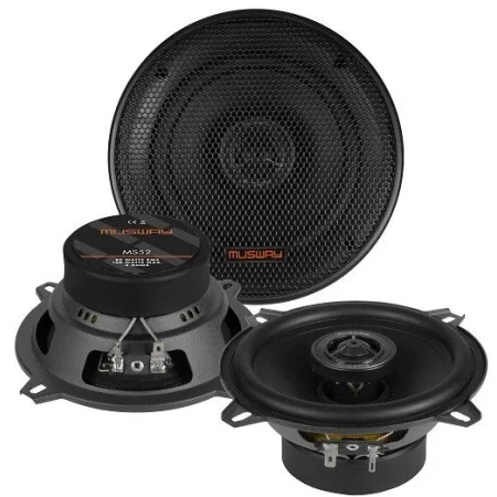 Altavoces Musway MS52, 5,25" coaxiales, 80 vatios RMS, 160 vatios máx.