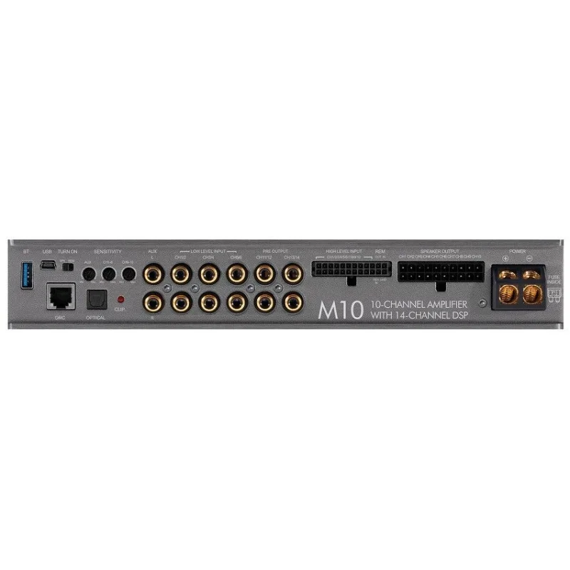 Musway M10, amplificador clase D, 10 canales con DSP de 14 canales
