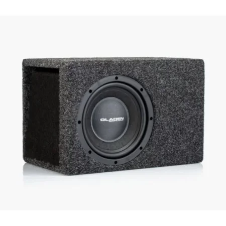 Subwoofer Gladen Audio RS08 VB CU, 8", en caja Bass Reflex