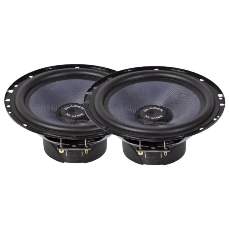 Altavoces medios Gladen Audio GA 165M 3 G2 de 6,5" (16,5cm), vías separadas