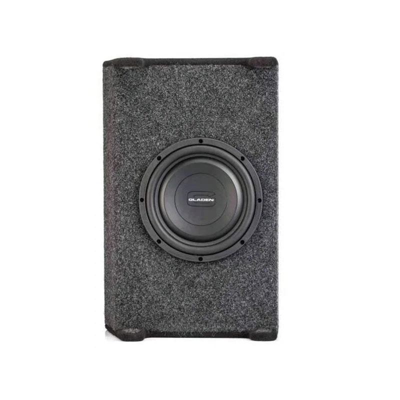 Caja con subwoofer Gladen Audio RSX10SLIM TESLA 25cm, para Tesla Model 3 y Model Y