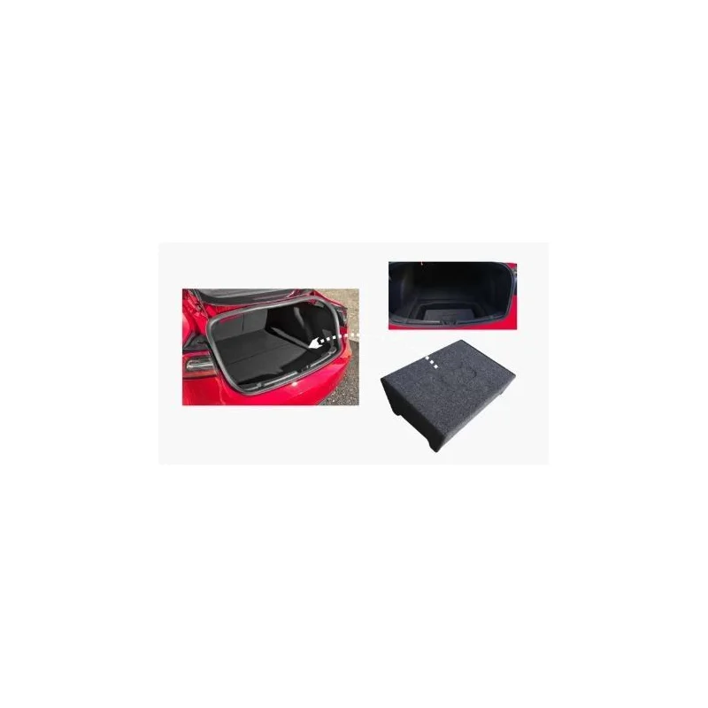 Subwoofer Gladen Audio RSX10SLIM TESLA (10"), en caja para el maletero del Tesla Model 3 y Model Y