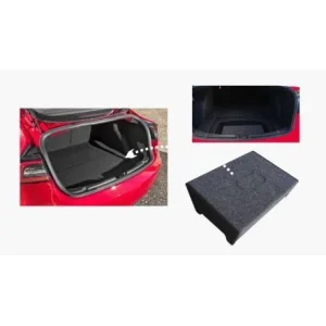 Subwoofer Gladen Audio RSX10SLIM TESLA (10"), en caja para el maletero del Tesla Model 3 y Model Y