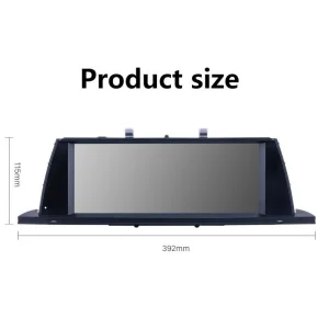 Medidas para el navegador BMW Serie 5 F07 GT, año 2011/2012