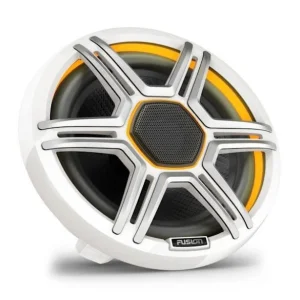 Altavoces marinos blancos 7.7" con luz LED